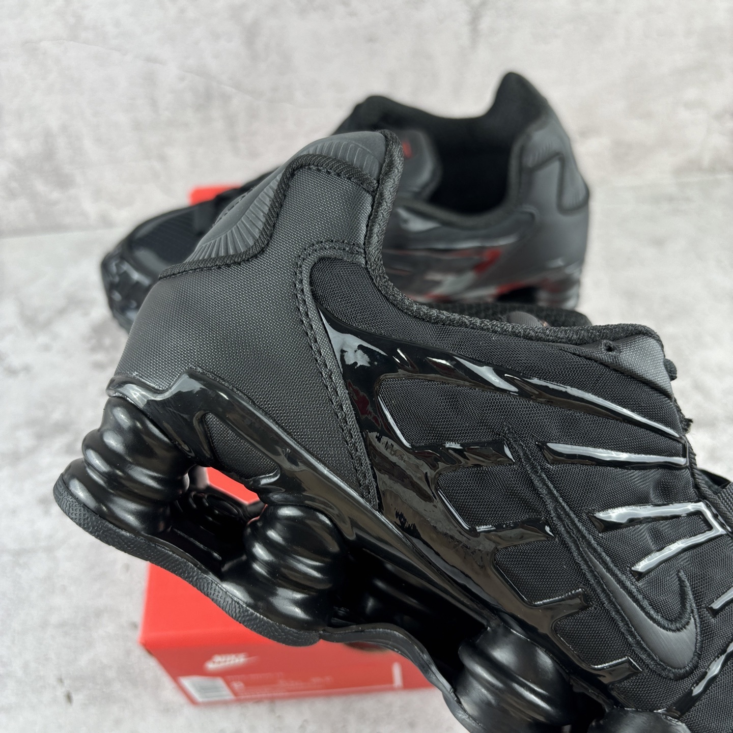 Nike Shox TL 'Black Max Orange' - Image 6