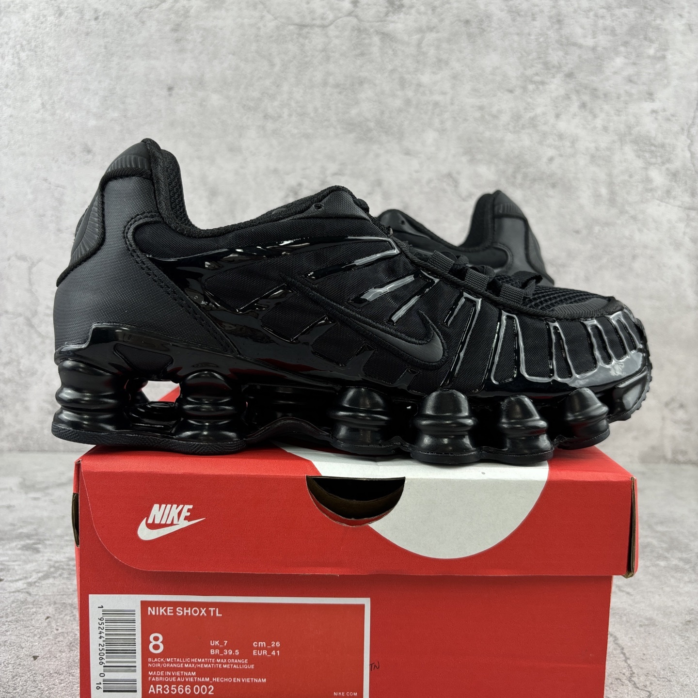 Nike Shox TL 'Black Max Orange' - Image 2