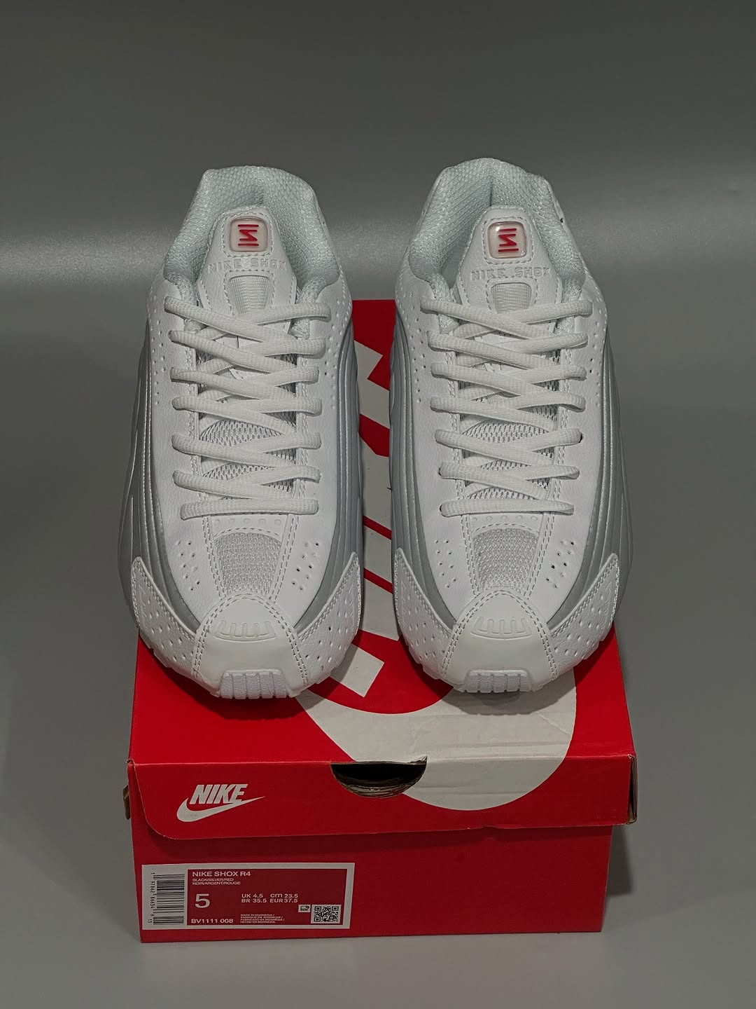 Shox R4 "White/Silver" - Image 3
