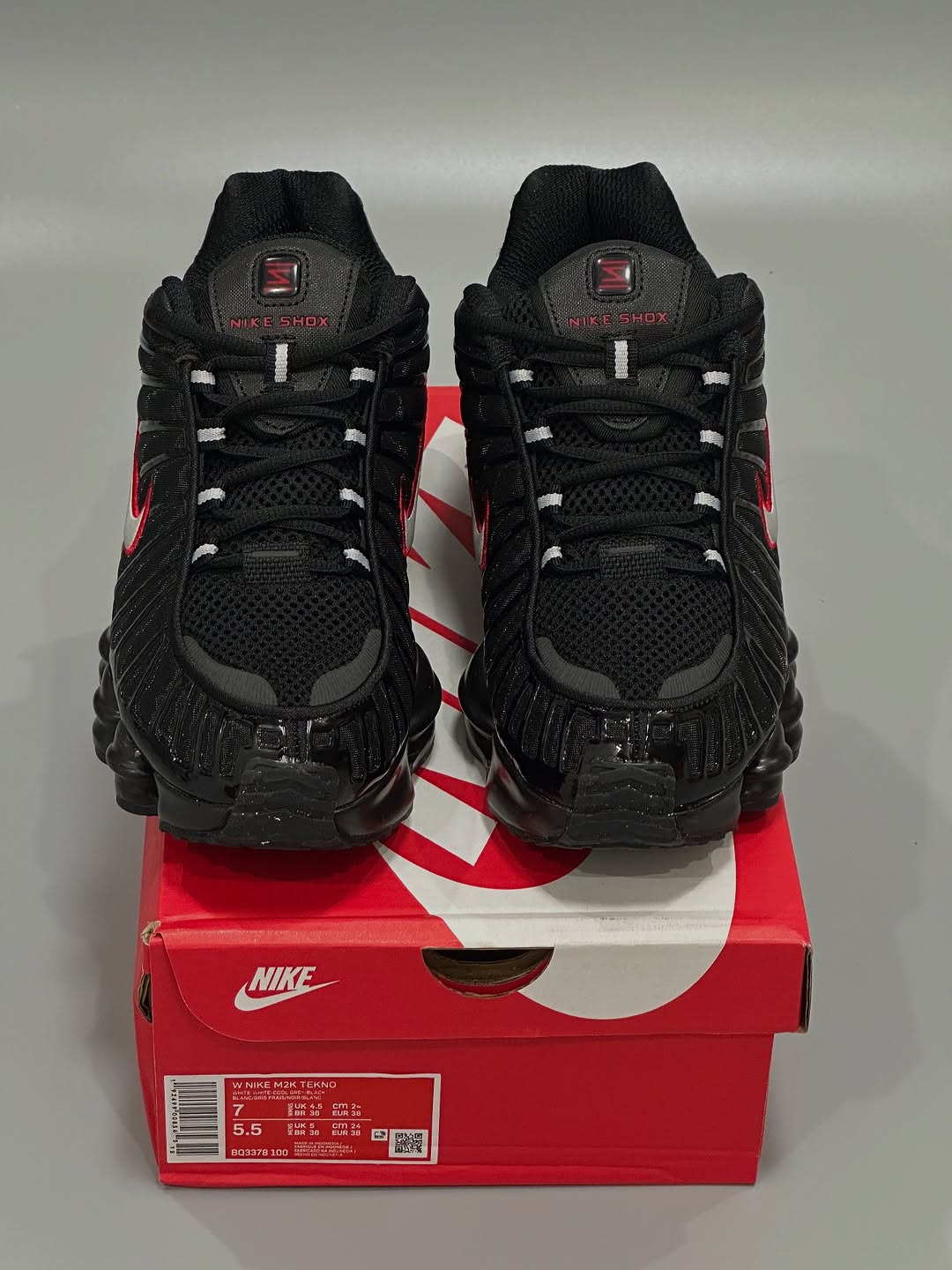 Nike Shox "Red on Black" - Image 4